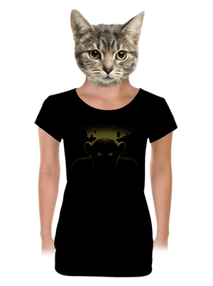 dámske tričko s lemom