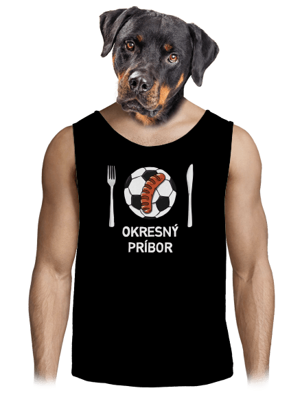 Okresný príbor pánske tielko Black