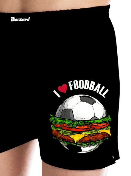 Foodball pánske trenky Black