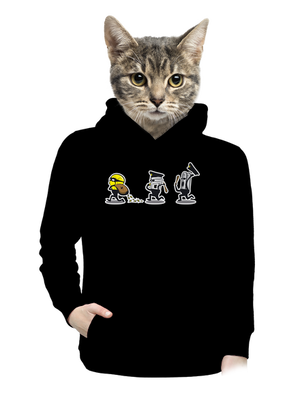 dámska mikina klokanka