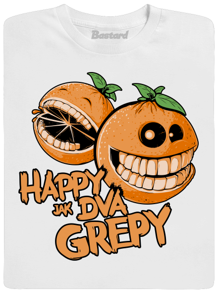 Happy grepy detské tričko White