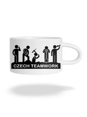Czech Teamwork hrnček makronka White