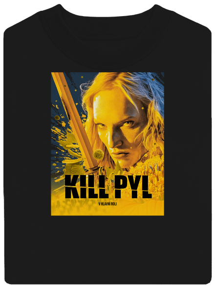 Kill Peľ unisex mikina bez kapucne Black