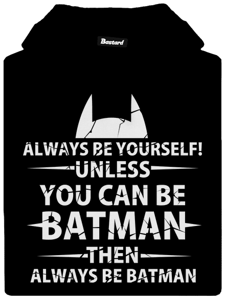 Batman pánska mikina klokanka Black