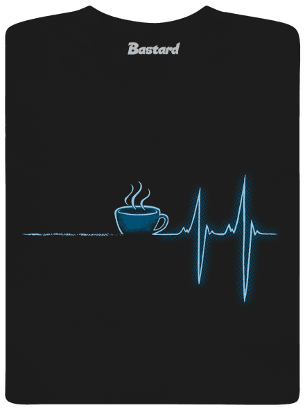 Coffee help pánske tričko Black