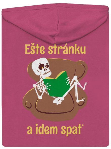 Ešte stránku dámska mikina na zips Magenta