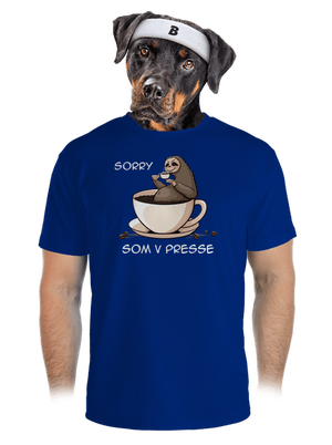 V presse pánske športové tričko Royal Blue Mal