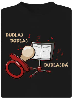 Dudlajdá detské športové tričko Black