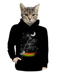 dámska mikina klokanka