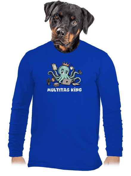Multitas king pánske dlhý rukáv Royal Blue