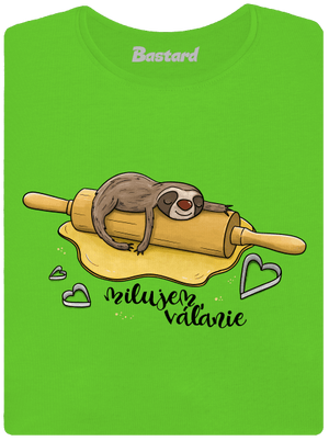 Milujem váľanie dámske tričko Apple Green