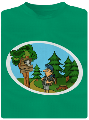 Stretnutie s medveďom detské športové tričko Kelly Green Mal