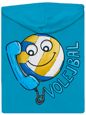 Volejbal dámska mikina na zips Blue Atol