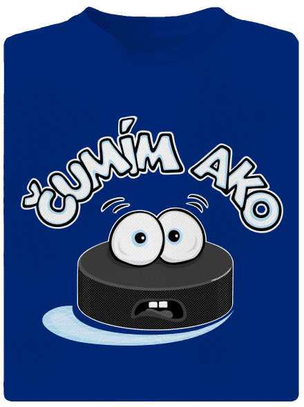 Čumím ako puk pánske športové tričko Royal Blue Mal