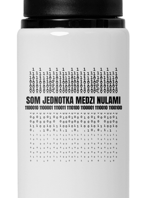 Jednotka medzi nulami flaša na vodu White