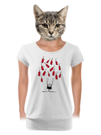 dámske tričko s lemom