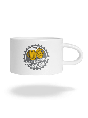 Klub riadnych pičov hrnček makronka White