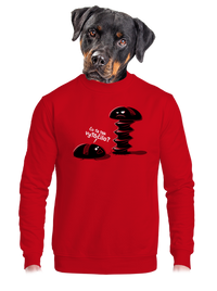 unisex mikina bez kapucne