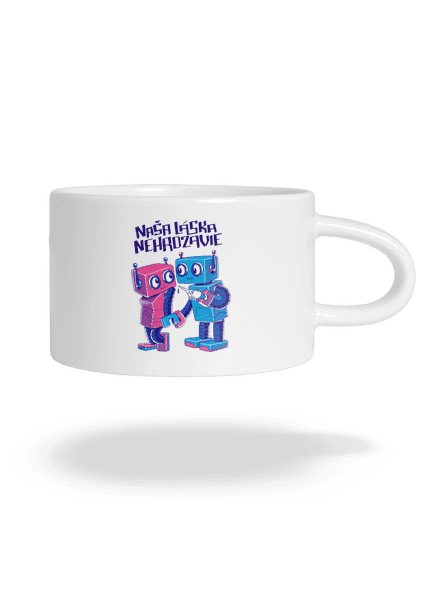 Roboti hrnček makronka White