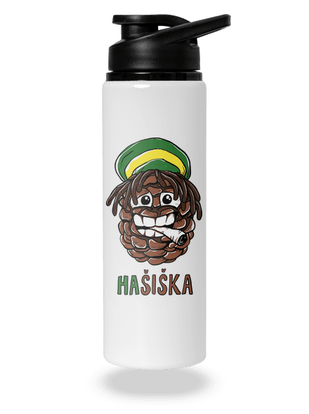Hašiška flaša na vodu White