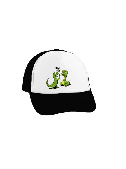 High Five šiltovka truckerka Black cap