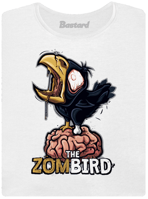 Zombird dámske tričko s lemom White