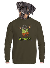 unisex mikina bez kapucne