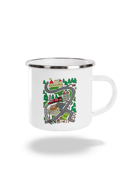 Cesta plecháčik White