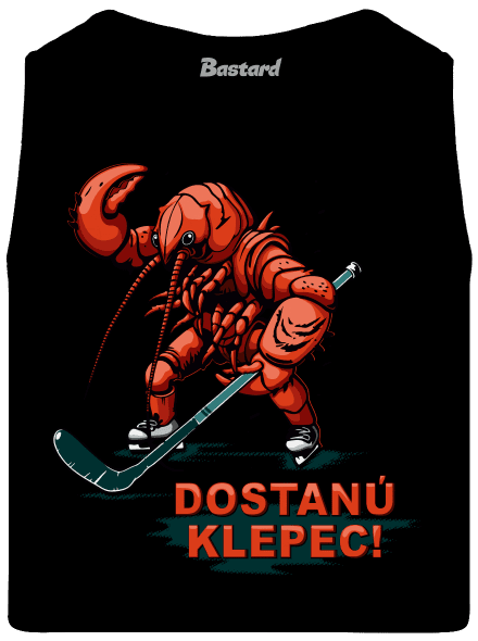 Dostanú klepec pánske tielko Black