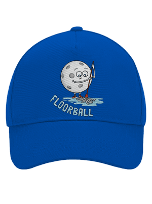 Floorball šiltovka baseballka Bright Royal