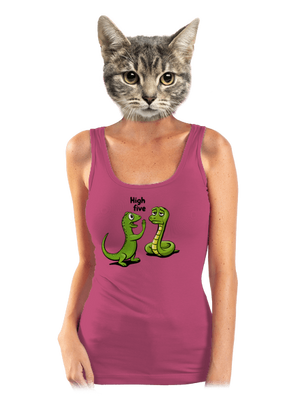 High Five dámske tielko klasické Magenta