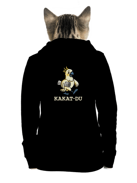 Kakat-du dámska mikina na zips Black
