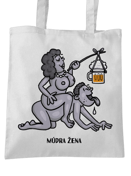 Múdra žena taška White