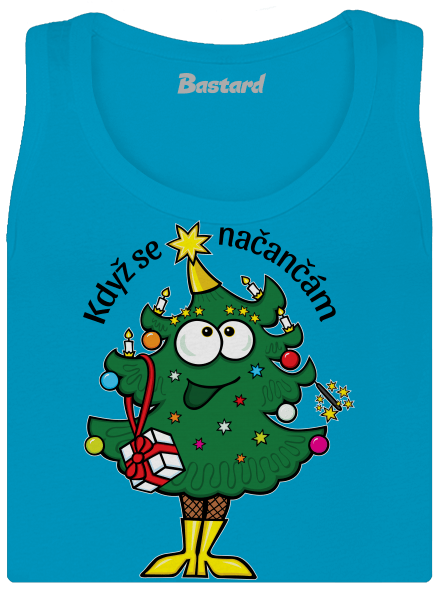 Když se načančám dámske tielko klasické Blue Atol