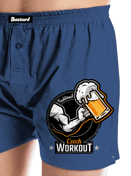 Czech workout pánske trenky Blue