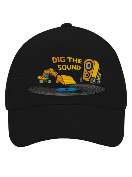 Dig the sound šiltovka baseballka Black