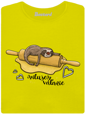 Milujem váľanie dámske tričko prémium Lemon