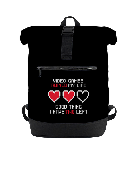 Video games batoh Black