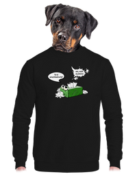 unisex mikina bez kapucne