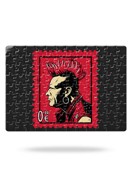 Známka punku puzzle White