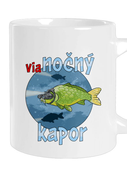 Vianočný kapor veľký hrnček White