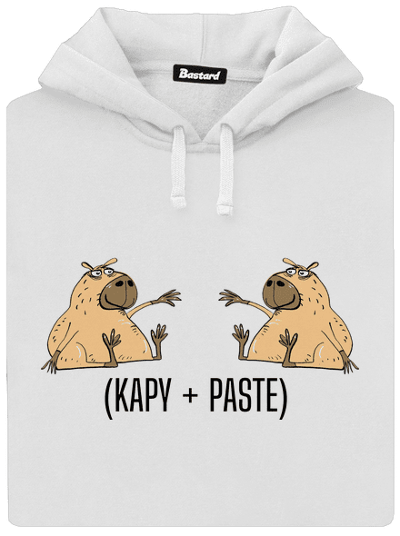 Kapy paste dámska mikina klokanka White