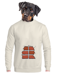 unisex mikina bez kapucne