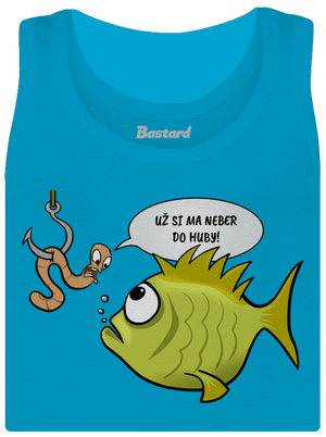 Ryba a dážďovka dámske tielko klasické Blue Atol