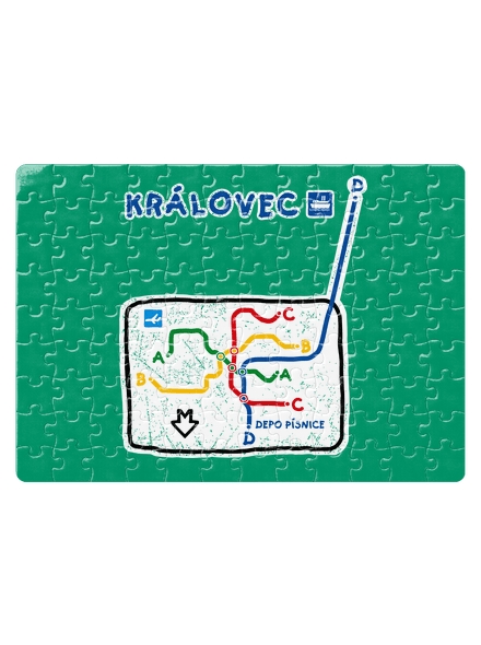 Metro Královec puzzle White