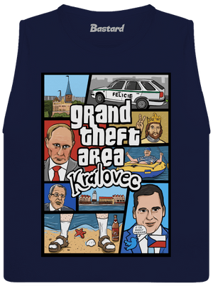 Královec dámske tielko voľné Navy