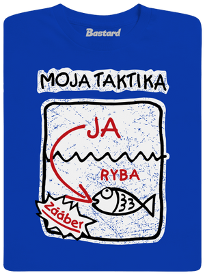 Rybárska taktika detské tričko Royal Blue