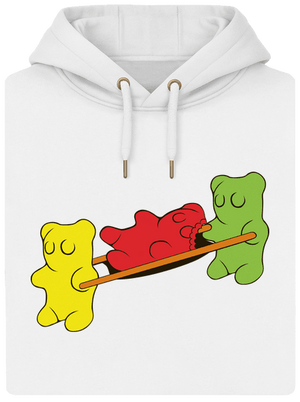 Gumkáči unisex mikina premium Snowwhite