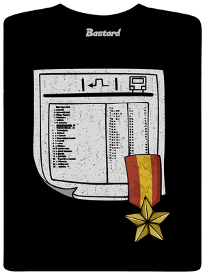 Cestovný poriadok detské tričko Black