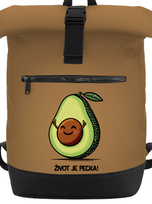 Život je pecka batoh Caramel